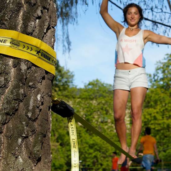 Slackline GIBBON Classic Line X13 Tree Pro Set, 15m Slackline GIBBON Classic Line X13 Tree Pro Set, 15m