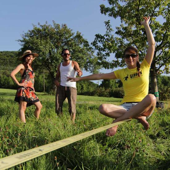 Slackline GIBBON Classic Line X13 Tree Pro Set, 15m Slackline GIBBON Classic Line X13 Tree Pro Set, 15m