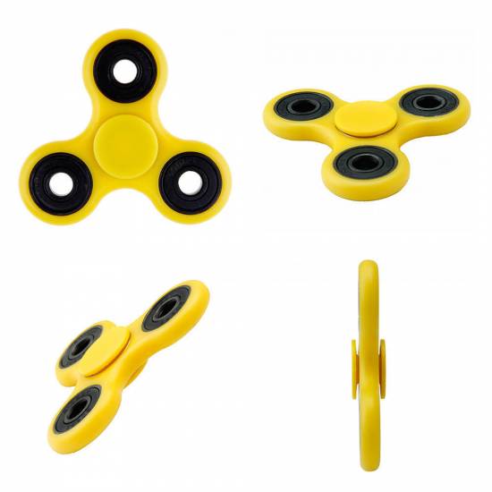 Fidget Tri-Spinner, Galben