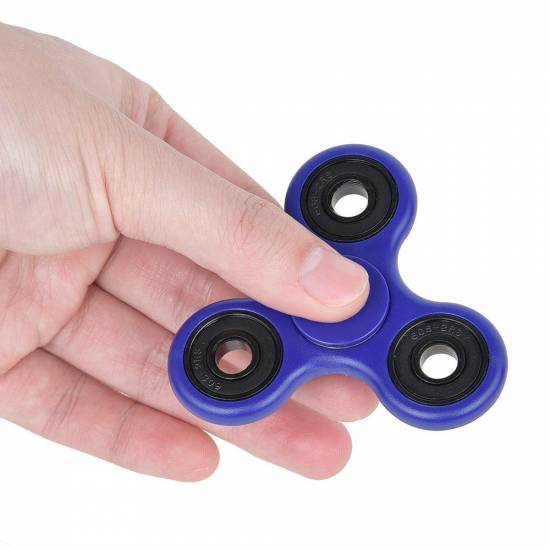 Fidget Tri-Spinner, Albastru