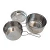 Vase de gatit din otel YATE Basic, 3 piese Vase de gatit din otel YATE Basic, 3 piese