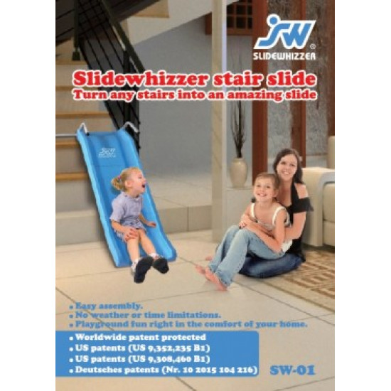 Tobogan pentru copii 2 in 1 SLIDEWHIZZER 135 cm