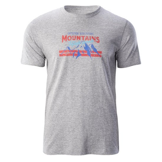 Tricou sport pentru barbati HI-TEC Donyr, Gri/Melange Tricou sport pentru barbati HI-TEC Donyr, Gri/Melange