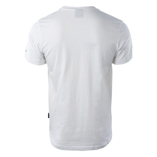 Tricou sport pentru barbati HI-TEC Isobar, Alb/Gri Tricou sport pentru barbati HI-TEC Isobar, Alb/Gri