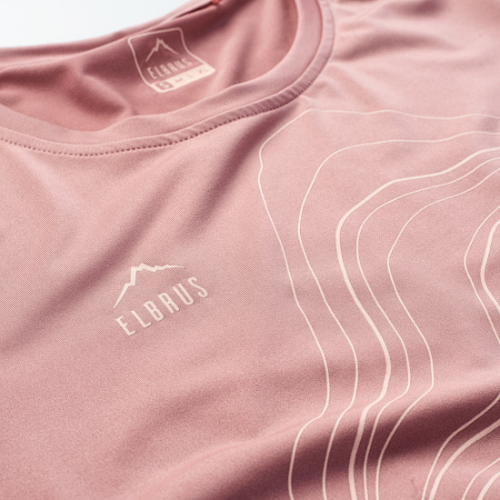 Tricou sport pentru femei ELBRUS Sigrun Wo s, Roz Tricou sport pentru femei ELBRUS Sigrun Wo s, Roz