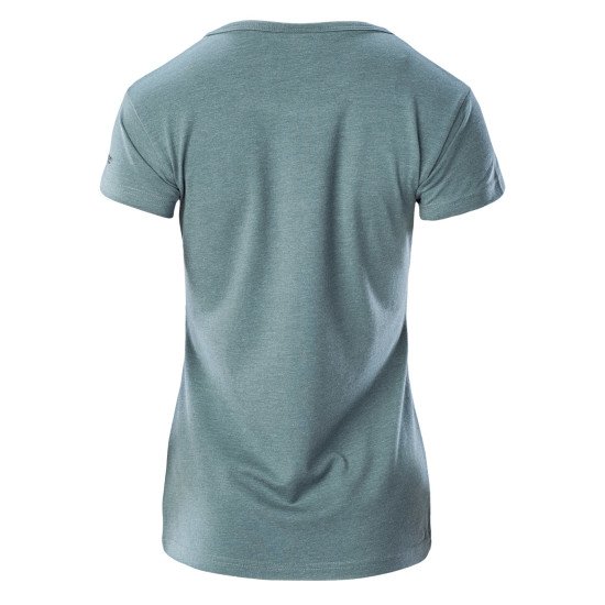 Tricou pentru femei HI-TEC Lady Nulis, Silver/Pine/Melange Tricou pentru femei HI-TEC Lady Nulis, Silver/Pine/Melange