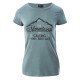 Tricou pentru femei HI-TEC Lady Nulis, Silver/Pine/Melange