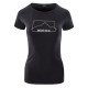 Tricou sport pentru femei HI-TEC Lady Rolic, Negru