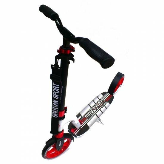 Тrotineta SPARTAN Double Suspension 203, Alb Тrotineta SPARTAN Double Suspension 203, Alb