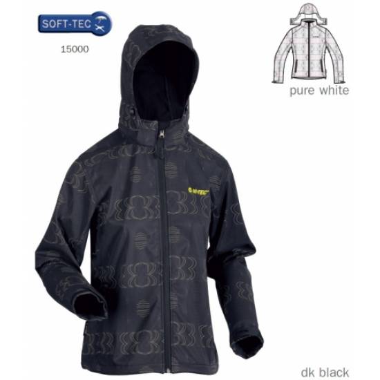 Geaca softshell dama HI-TEC Sherya Wos Alb