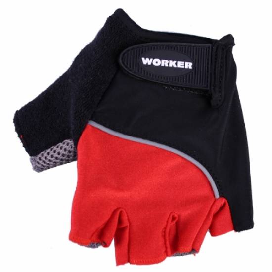 Manusi pentru biciclete Worker S900, Rosu Manusi pentru biciclete Worker S900, Rosu
