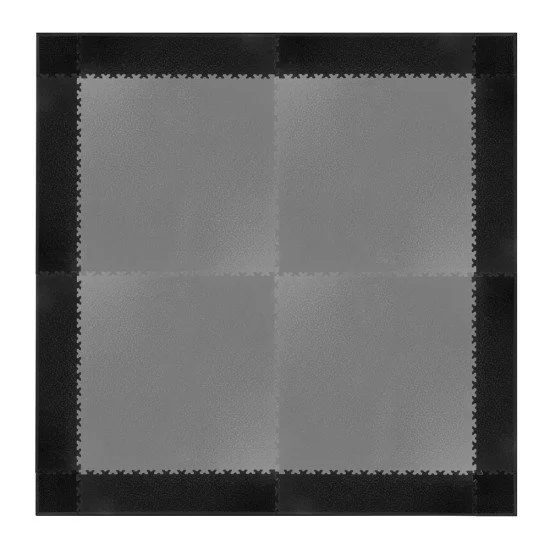 Set de piese de colt pentru podele modulare Simple, Negru