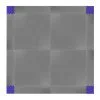 Set de piese de colt pentru podele modulare Simple, Albastru