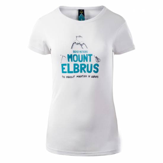 Tricou pentru femei ELBRUS Metter Wo's, Alb Tricou pentru femei ELBRUS Metter Wo's, Alb