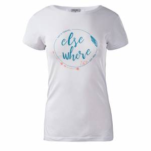 Tricou de femei HI-TEC Lady Elsea, Alb Tricou de femei HI-TEC Lady Elsea, Alb