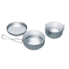 Vase din aluminiu pentru camping YATE Alu, 3 piese Vase din aluminiu pentru camping YATE Alu, 3 piese