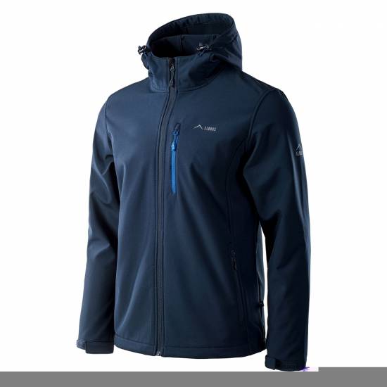 Geaca softshell pentru barbati ELBRUS Ifar II, Albastru inchis