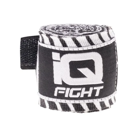 Bandaj de box pentru mâiniI IQ Venda II 2.5 white pattern Bandaj de box pentru mâiniI IQ Venda II 2.5 white pattern