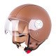 Casca pentru scuter W-TEC FS-701B Leather Brown Casca pentru scuter W-TEC FS-701B Leather Brown
