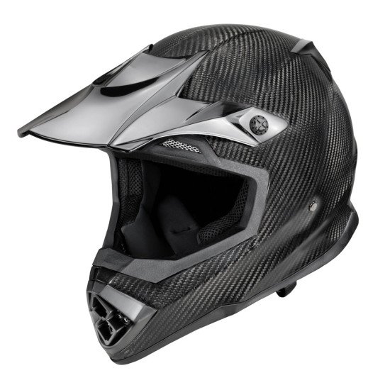 Casca moto W-TEC Crosscomp, Carbon Glossy