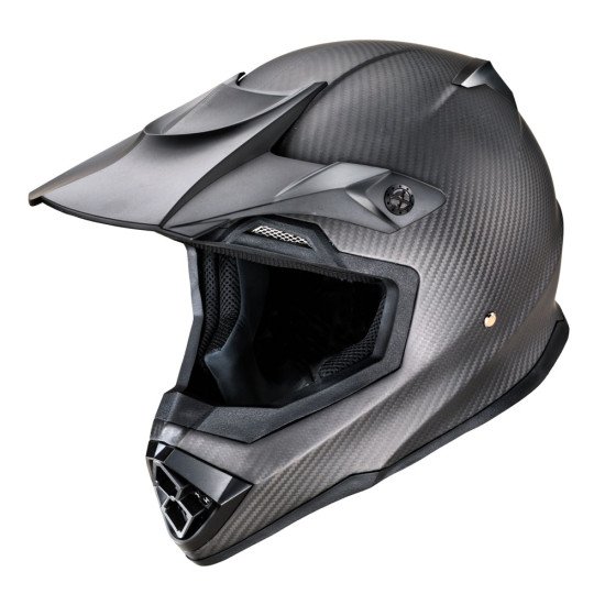 Casca moto W-TEC Crosscomp, Carbon Matte