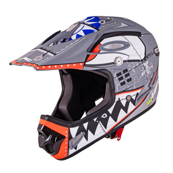 Casca de protectie Downhill W-TEC FS-605 - Skull Smile