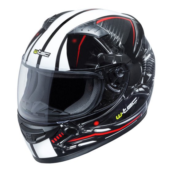 Casca moto W-TEC FS-805 - Negru/Alb/Rosu Casca moto W-TEC FS-805 - Negru/Alb/Rosu