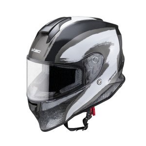 Casca moto W-TEC Integra Graphic - Negru/Alb Casca moto W-TEC Integra Graphic - Negru/Alb