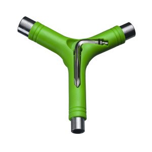 Cheie universala pentru skateboard WORKER, Verde Cheie universala pentru skateboard WORKER, Verde