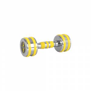 Gantera cromata inSPORTline Yellsteel 4 кг Gantera cromata inSPORTline Yellsteel 4 кг