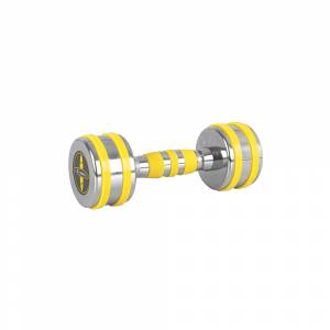 Gantera cromata inSPORTline Yellsteel 5 kg Gantera cromata inSPORTline Yellsteel 5 kg
