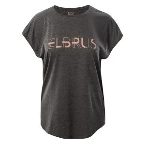 Tricou pentru dama ELBRUS Purus Wo s, Melange gri închis