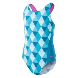 Costum de baie pentru fete AQUAWAVE Binita JR, Turcoaz Costum de baie pentru fete AQUAWAVE Binita JR, Turcoaz