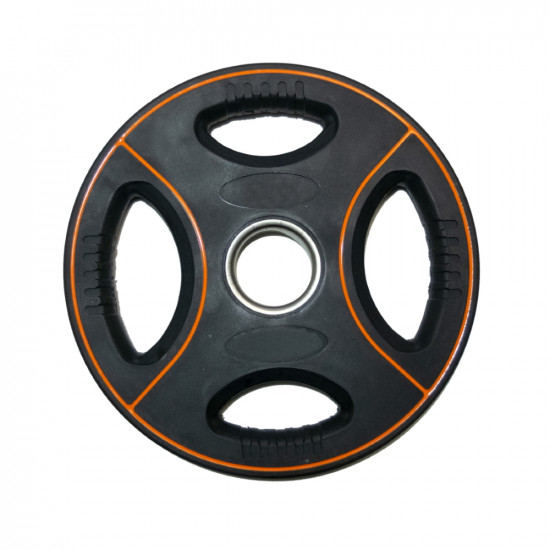 Disc greutate cauciucat SPARTAN 2 x 15kg/30mm