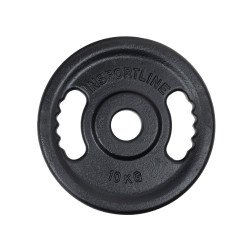 Disc olimpic din fonta inSPORTline Castblack OL 10 kg