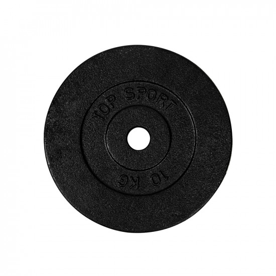 Disc greutate din fonta TOP SPORT Castyr 10 kg Disc greutate din fonta TOP SPORT Castyr 10 kg