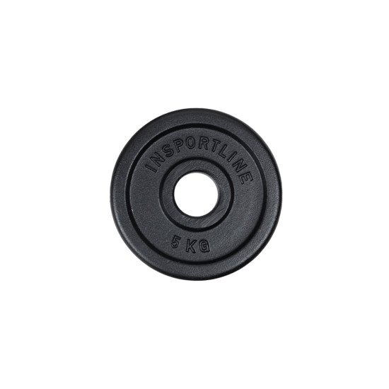 Disc olimpic din fonta inSPORTline Castblack OL 5 kg