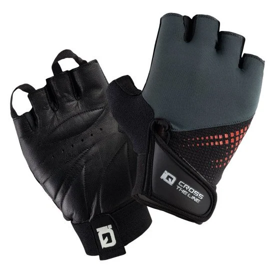 Manusi de fitness IQ Larsen, Gri/Negru/Rosu Manusi de fitness IQ Larsen, Gri/Negru/Rosu