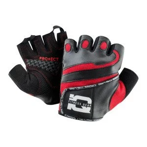Manusi de fitness IQ Bright II, Negru/Rosu Manusi de fitness IQ Bright II, Negru/Rosu