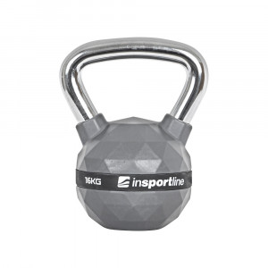 Kettlebell cromata inSPORTline PU 16 kg Kettlebell cromata inSPORTline PU 16 kg