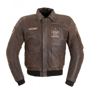 Geaca moto din piele pentru barbati W-TEC Black Heart Bomber Geaca moto din piele pentru barbati W-TEC Black Heart Bomber