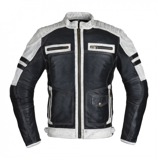 Geaca moto din piele pentru barbati W-TEC Esbiker Geaca moto din piele pentru barbati W-TEC Esbiker