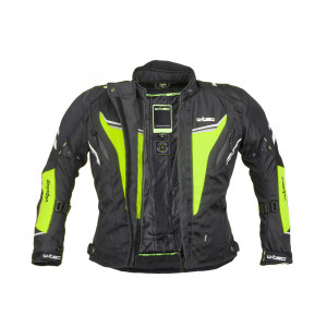Geaca moto pentru femei W-TEC Brandon, Negru/Verde Geaca moto pentru femei W-TEC Brandon, Negru/Verde