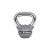 Kettlebell cromata inSPORTline PU 4 kg