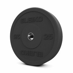 Disc greutate olimpic Eleiko XF Bumper - 25 kg Negru