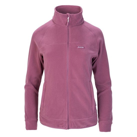 Jacheta fleece femei HI-TEC Lady Sauli - Bordeaux