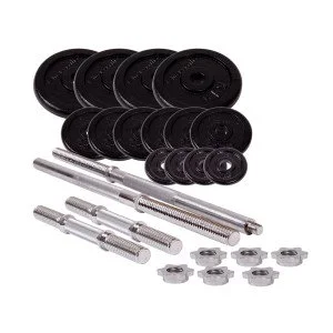 Gantere si haltera set 50kg inSPORTline Gantere si haltera set 50kg inSPORTline
