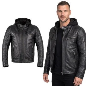 Geaca din piele pentru motociclete W-TEC Murayo II - Negru Geaca din piele pentru motociclete W-TEC Murayo II - Negru
