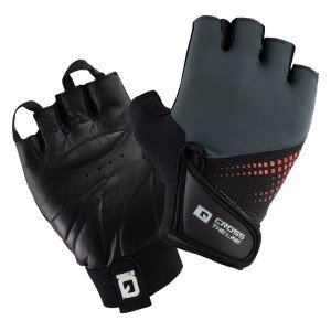 Manusi de fitness IQ Larsen, Gri/Negru/Rosu Manusi de fitness IQ Larsen, Gri/Negru/Rosu