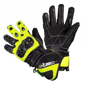 Manusi moto W-TEC Supreme EVO, Negru/Galben Manusi moto W-TEC Supreme EVO, Negru/Galben